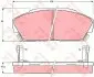 Комплект гальмівних колодок передн, ACURA INTEGRA, LEGEND HONDA LEGEND I, PRELUDE III 1.5-2.7 01.85-08.91 TRW (GDB3034) зображення 1