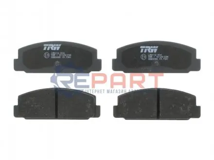 Фото Колодки гальмівні (задні) Mazda 6/RX-7/626 02- TRW (GDB3088) зображення 1