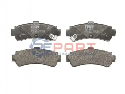 Комплект гальмівних колодок задн, NISSAN ALMERA I 1.4-2.0D 07.95-07.00 TRW GDB3115