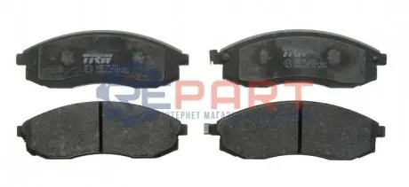 Фото Тормозные колодки, дисковые. TRW (GDB3124) изображение 1