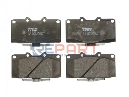 Комплект гальмівних колодок передн, NISSAN 200SX SUBARU IMPREZA 2.0 10.93-03.07 TRW GDB3131