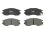 Комплект гальмівних колодок передн, DODGE AVENGER MITSUBISHI COLT IV, ECLIPSE I, ECLIPSE II, GALANT VII, GALANT VIII, LANCER IV, LANCER V, PAJERO PININ I, SANTAMO, SPACE 1.6-2.5 04.91-06.07 TRW (GDB3133) зображення 1