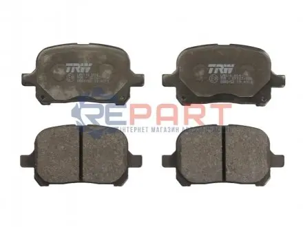Фото 1 — Колодки гальмівні (передні) Toyota Camry 90-02/Corolla 87-02/Rav4 94-00 TRW (GDB3152) Фото Колодки гальмівні (передні) Toyota Camry 90-02/Corolla 87-02/Rav4 94-00 TRW (GDB3152) зображення 1