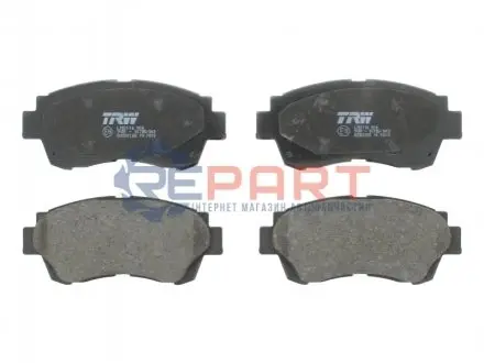 Фото 1 — Колодки гальмівні (передні) Toyota Camry 90-02/Corolla 87-02/Rav4 94-00 TRW (GDB3155) Фото Колодки гальмівні (передні) Toyota Camry 90-02/Corolla 87-02/Rav4 94-00 TRW (GDB3155) зображення 1