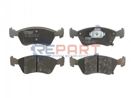 Комплект гальмівних колодок передн, TOYOTA AVENSIS 1.6-2.0D 09.97-02.03 TRW GDB3163