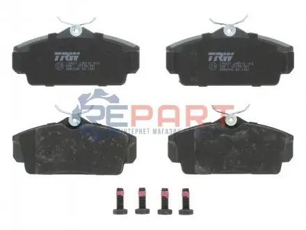Фото 1 — Тормозные колодки, дисковые. TRW (GDB3168) Фото Тормозные колодки, дисковые. TRW (GDB3168) изображение 1