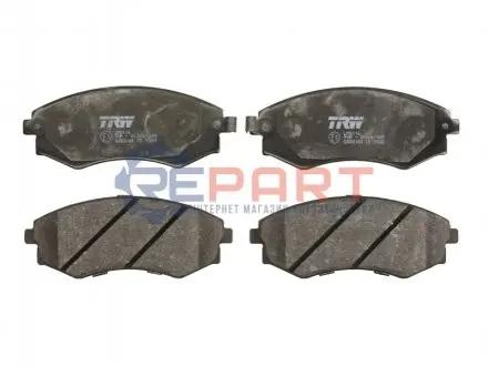 Комплект гальмівних колодок передн, HYUNDAI COUPE I, ELANTRA III, LANTRA II, MATRIX, SONATA II, SONATA IV 1.5D-3.0 09.88-08.10 TRW GDB3169