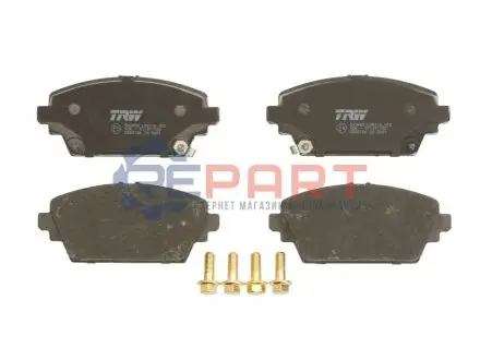 Фото Колодки гальмівні (передні) Honda Accord VI 98-03 TRW (GDB3186) зображення 1