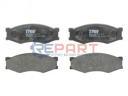 Фото Комплект гальмівних колодок, дискове гальмо TRW (GDB318) зображення 1