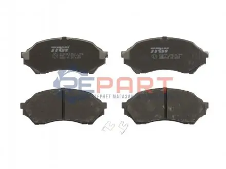 Комплект гальмівних колодок передн (з комплектуючими), MAZDA 323 F VI, 323 S VI 1.3-1.6 09.98-05.04 TRW GDB3193