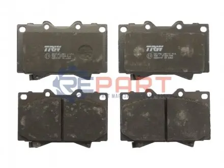 Фото Тормозные колодки, дисковые. TRW (GDB3197) изображение 1