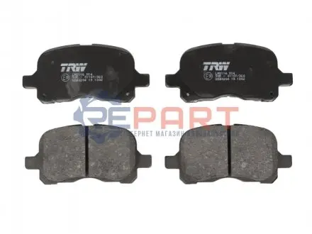 Тормозные колодки, дисковые. TRW GDB3204