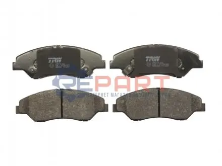 Комплект гальмівних колодок передн, KIA RETONA, SPORTAGE 2.0/2.0D 06.99-08.03 TRW GDB3241