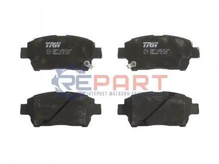 Фото Колодки гальмівні (передні) Toyota Corolla 01-08/Prius 03-09/Yaris 99-05 TRW (GDB3242) зображення 1
