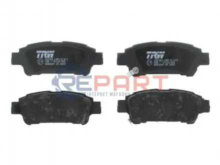 Фото Тормозные колодки, дисковые. TRW (GDB3249) изображение 1