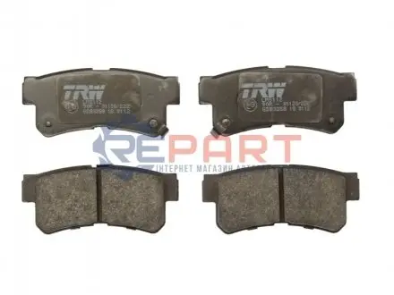 Комплект гальмівних колодок задн, HYUNDAI GETZ, HIGHWAY, TRAJET 1.4-2.7 09.99 TRW GDB3258