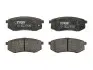 Комплект гальмівних колодок задн, HYUNDAI GALLOPER I, GALLOPER II, SANTAMO KIA JOICE MITSUBISHI GALANT VIII, PAJERO PININ I, SANTAMO 1.8-3.0 08.91-06.07 TRW (GDB3260) зображення 1
