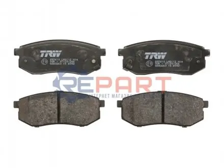 Комплект гальмівних колодок задн, HYUNDAI GALLOPER I, GALLOPER II, SANTAMO KIA JOICE MITSUBISHI GALANT VIII, PAJERO PININ I, SANTAMO 1.8-3.0 08.91-06.07 TRW GDB3260