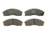 Комплект гальмівних колодок передн, KIA BESTA, CARNIVAL I, CARNIVAL II, K2900, PREGIO, PREGIO II 2.5-2.9D 08.95 TRW (GDB3261) зображення 1