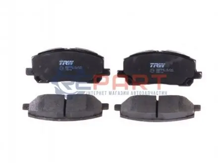 Комплект гальмівних колодок передн, LEXUS RX TOYOTA HIGHLANDER, HIGHLANDER / KLUGER 2.4/3.0/3.3 01.98-08.07 TRW GDB3286