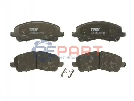 Колодки гальмівні (передні) Citroen C4/Peugeot 4008 12-/Mitsubishi Lancer/Outlander 03-/Jeep/Dodge TRW GDB3287 Купити в Україні