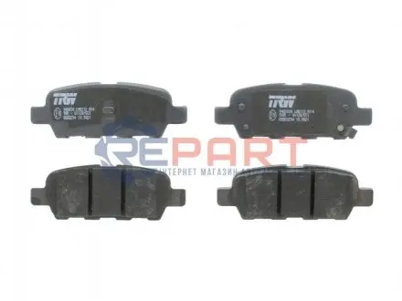 Комплект гальмівних колодок задн, INFINITI EX, FX, G, M, M35, M37, M45, Q50, Q60, Q70, QX50 I NISSAN 350Z, ALTIMA, CUBE, ELGRAND, JUKE, LEAF, MAXIMA, MAXIMA / MAXIMA QX V 1.5D-Electric 06.01 TRW GDB3294 Купити в Україні