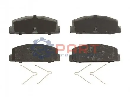 Комплект гальмівних колодок задн (з комплектуючими), MAZDA 323 F V, 323 F VI, 323 S VI, 6, 626 V, PREMACY 1.3-2.5 08.94-07.13 TRW GDB3311 Купити в Україні