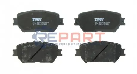 Колодки гальмівні (передні) Lexus GS 05-11/IS III 13- TRW GDB3314 Купити в Україні