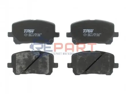 Фото Колодки гальмівні (передні) Toyota Avensis/Corolla 01-10 (Akebono) TRW (GDB3315) зображення 1