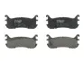 Комплект гальмівних колодок задн, MAZDA 323 C V, 323 F V, 323 S V, MX-5 I, MX-5 II 1.3-2.0 01.93-10.05 TRW (GDB3319) зображення 1