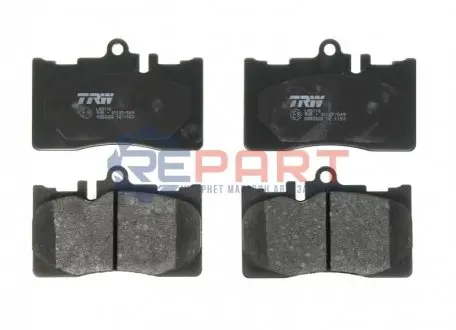 Комплект гальмівних колодок передн, LEXUS LS TOYOTA CELSIOR 4.3 08.00-08.06 TRW GDB3322