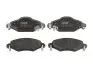 Комплект гальмівних колодок передн, TOYOTA COROLLA VERSO, YARIS, YARIS VERSO 1.0-2.0D 04.99-11.05 TRW (GDB3324) зображення 1
