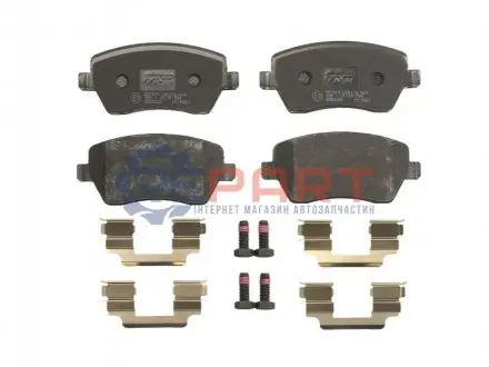 Колодки гальмівні (передні) Renault Kangoo 08-/Megane IV 15-/Zoe 12- TRW GDB3332 Купити в Україні