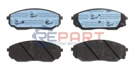 Фото Колодки гальмівні (передні) Kia Sorento 02- (Sumitomo) (з датчиком) TRW (GDB3343) зображення 1