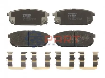 Фото 1 — Колодки гальмівні (задні) Kia Sorento I 02- TRW (GDB3344) Фото Колодки гальмівні (задні) Kia Sorento I 02- TRW (GDB3344) зображення 1