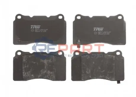 Фото Колодки гальмівні (передні) Honda Civic 12-/Mitsubishi Lancer 95-15/Subaru Impreza 99-13 (Brembo) TRW (GDB3349) зображення 1