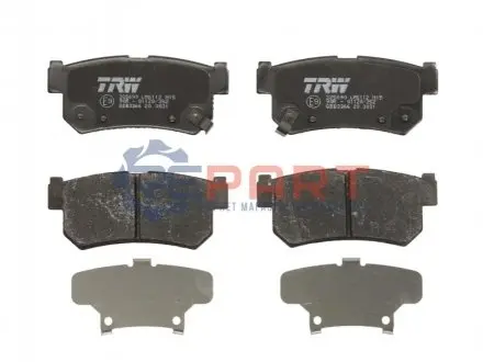 Колодки гальмівні (задні) Daewoo Rexton 02-/SsangYong Actyon 05- TRW GDB3366 Купити в Україні