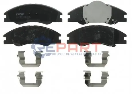 Фото Колодки гальмівні (передні) Kia Cerato 04-09 (Mando) TRW (GDB3367) зображення 1