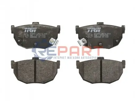 Фото 1 — Колодки гальмівні (задні) Hyundai Elantra/Kia Cerato 00- (85.6x46.3) TRW (GDB3368) Фото Колодки гальмівні (задні) Hyundai Elantra/Kia Cerato 00- (85.6x46.3) TRW (GDB3368) зображення 1