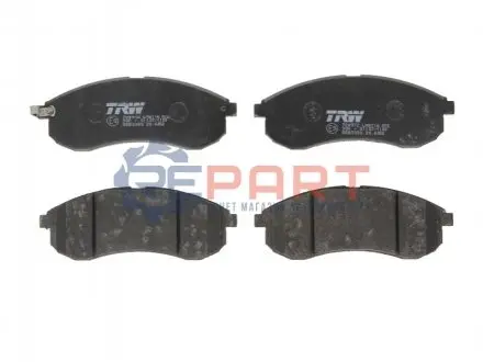 Фото Колодки гальмівні (передні) Mitsubishi L200 2.5 TD 92-15 TRW (GDB3380) зображення 1