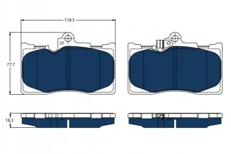 Автозапчасть TRW GDB3398BTE