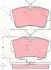 Комплект гальмівних колодок передн, OPEL MONZA A, OMEGA A, SENATOR A, SENATOR B 2.2-3.6 02.78-04.94 TRW (GDB339) зображення 1