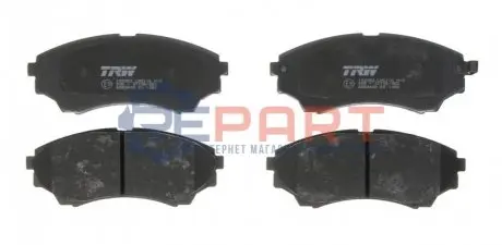 Фото Комплект гальмівних колодок, дискове гальмо TRW (GDB3403) зображення 1