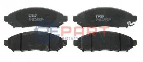 Фото 1 — Колодки гальмівні (передні) Nissan NP300 Navara/Pathfinder III 05- TRW (GDB3404) Фото Колодки гальмівні (передні) Nissan NP300 Navara/Pathfinder III 05- TRW (GDB3404) зображення 1