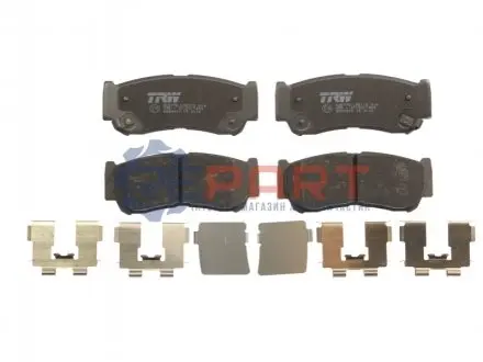 Фото Колодки гальмівні (задні) Hyundai Santa Fe II 06-12/H-1 01-07 TRW (GDB3419) зображення 1