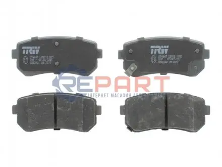 Фото 1 — Колодки гальмівні (задні) Hyundai Accent/I20/I30/Ix35/Sonata/Kia Ceed/Rio/Sportage 1.2-3.3 05- TRW (GDB3421) Фото Колодки гальмівні (задні) Hyundai Accent/I20/I30/Ix35/Sonata/Kia Ceed/Rio/Sportage 1.2-3.3 05- TRW (GDB3421) зображення 1