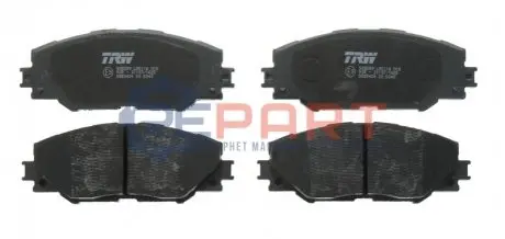 Фото 1 — Колодки гальмівні (передні) Toyota RAV4 2.0-3.5/Prius 1.8 05- TRW (GDB3424) Фото Колодки гальмівні (передні) Toyota RAV4 2.0-3.5/Prius 1.8 05- TRW (GDB3424) зображення 1