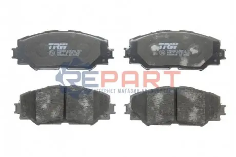 Колодки гальмівні (передні) Toyota Corolla 01-18/Auris 07-12/Rav4 III 05-/Yaris/Prius+ 12- TRW GDB3425 Купити в Україні
