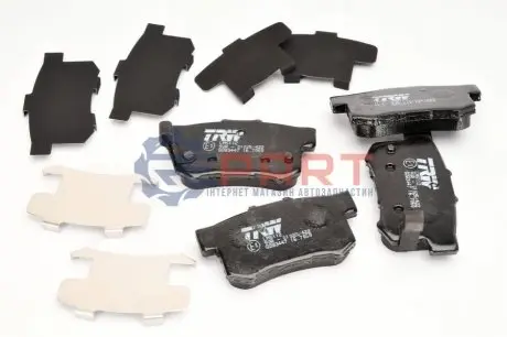 Фото 1 — Колодки гальмівні (задні) Honda Accord /Civic/CR-V 90- (Akebono) замінено на 0986494358 TRW (GDB3447) Фото Колодки гальмівні (задні) Honda Accord /Civic/CR-V 90- (Akebono) замінено на 0986494358 TRW (GDB3447) зображення 1