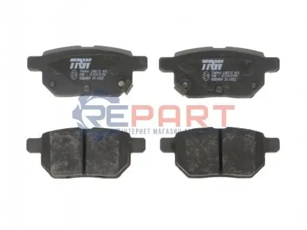 Колодки гальмівні (задні) Toyota Auris/IQ/Urban Cruiser 07- TRW GDB3454 Купити в Україні